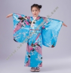 Kostum Kimono Jepang Biru